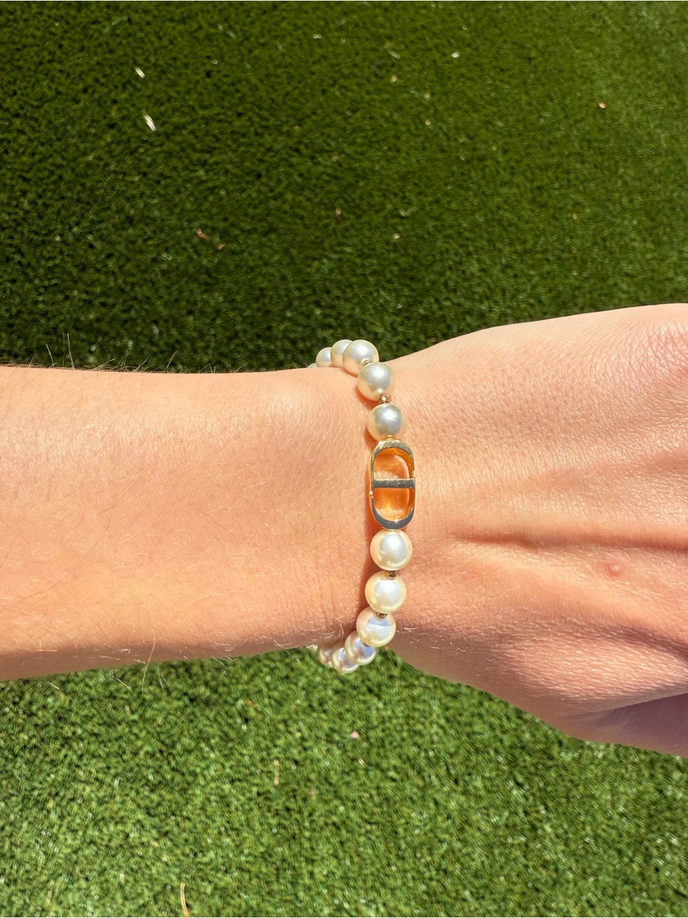 100% authentic Dior pearl bracelet